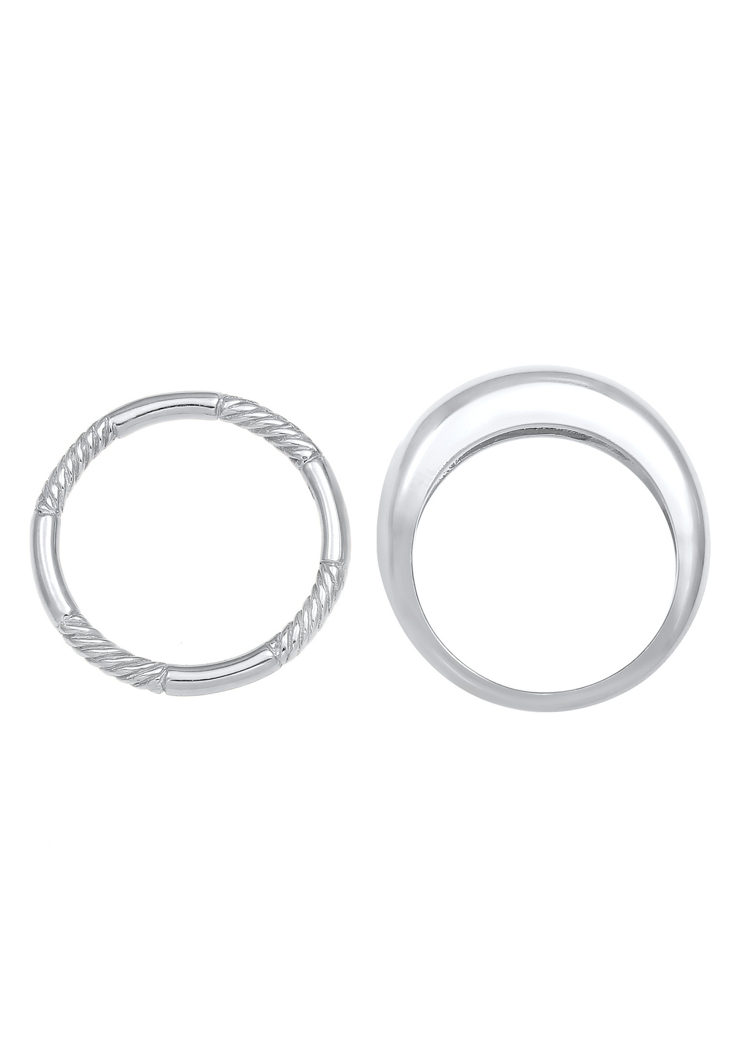 Anillo Elli para mujer en plata de ley 925 con baño de oro.