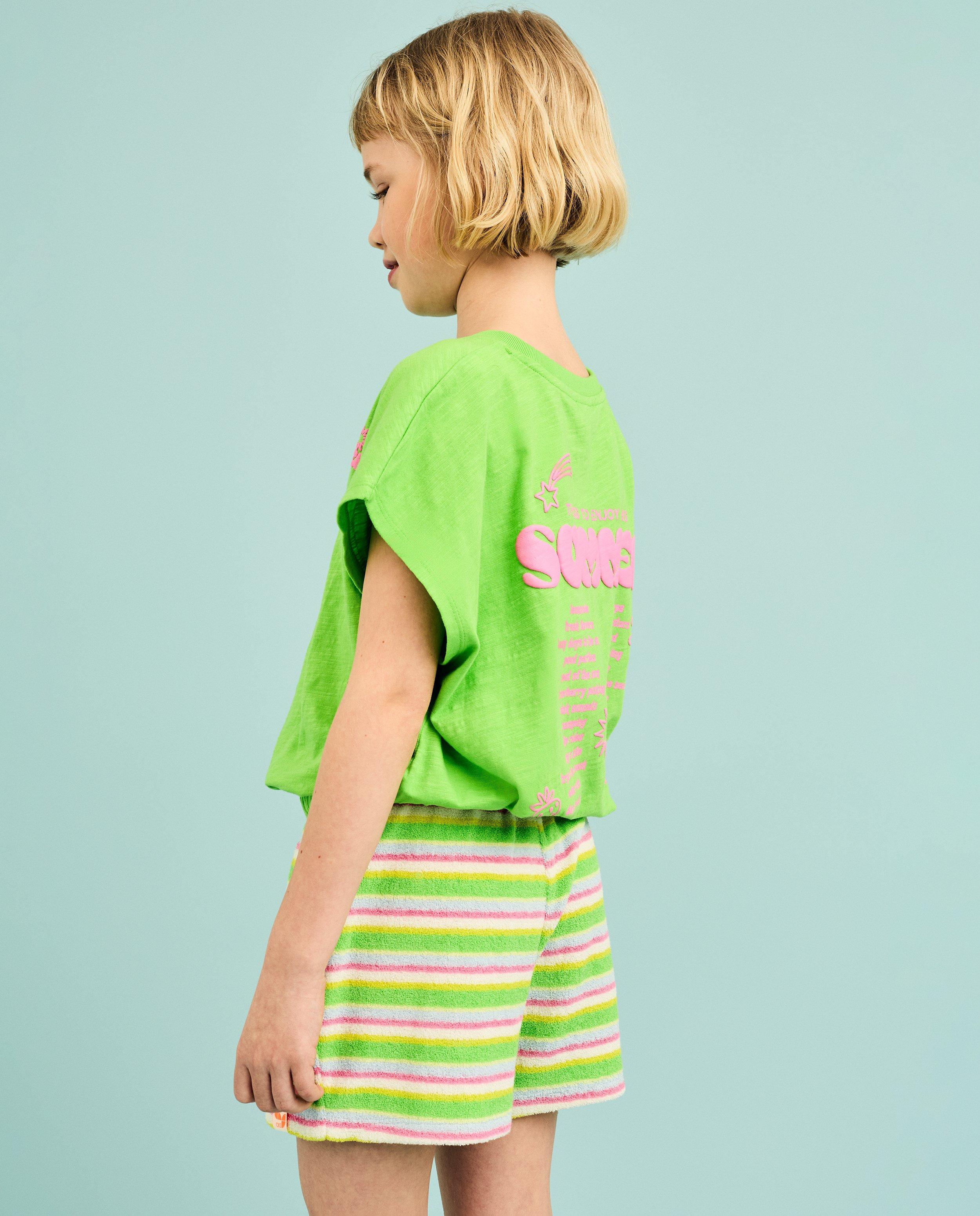 Pantaloni scurți CKS Terry verde aprins