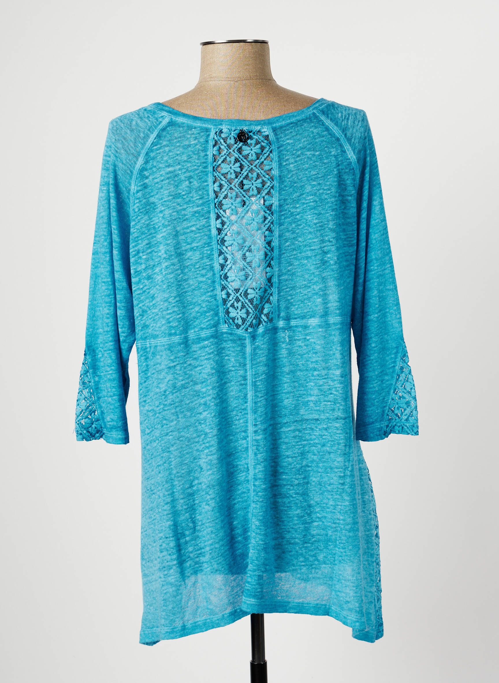 Maloka Tuniquemanchelongue Femme couleur bleu