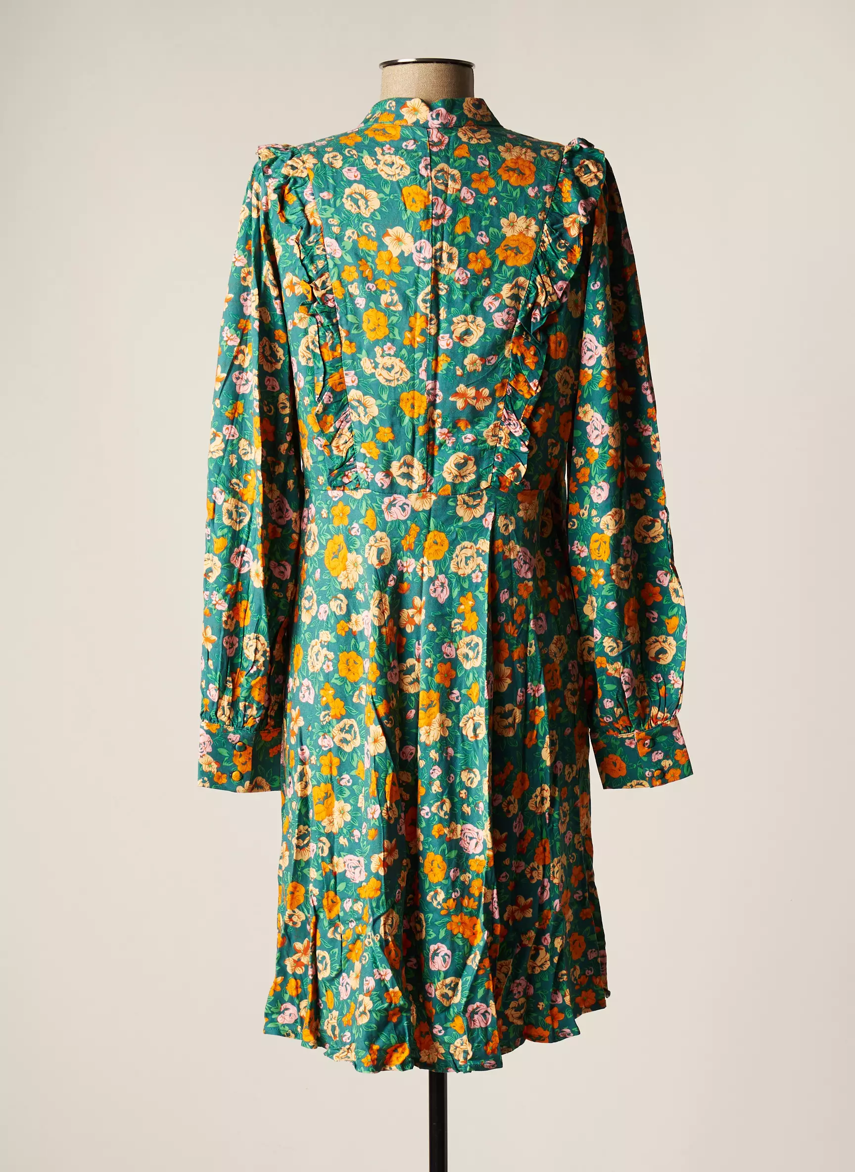 Y A S Robes Mi Longues Femme couleur vert