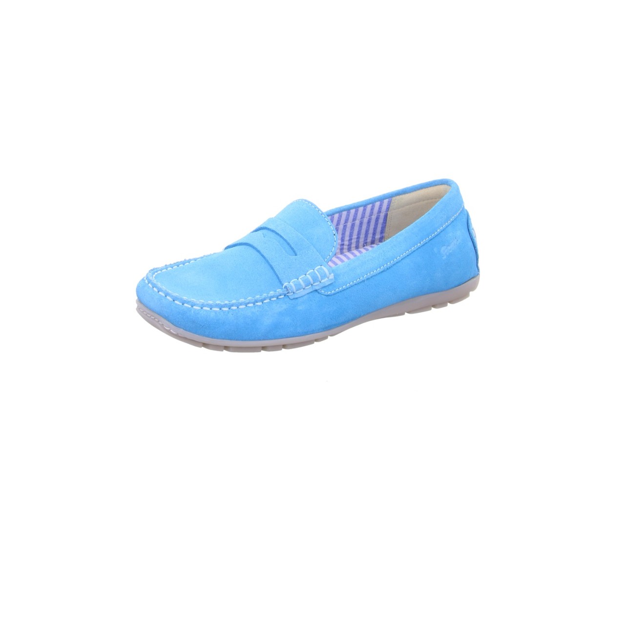 SIOUX Klassische Slipper blau Carmona