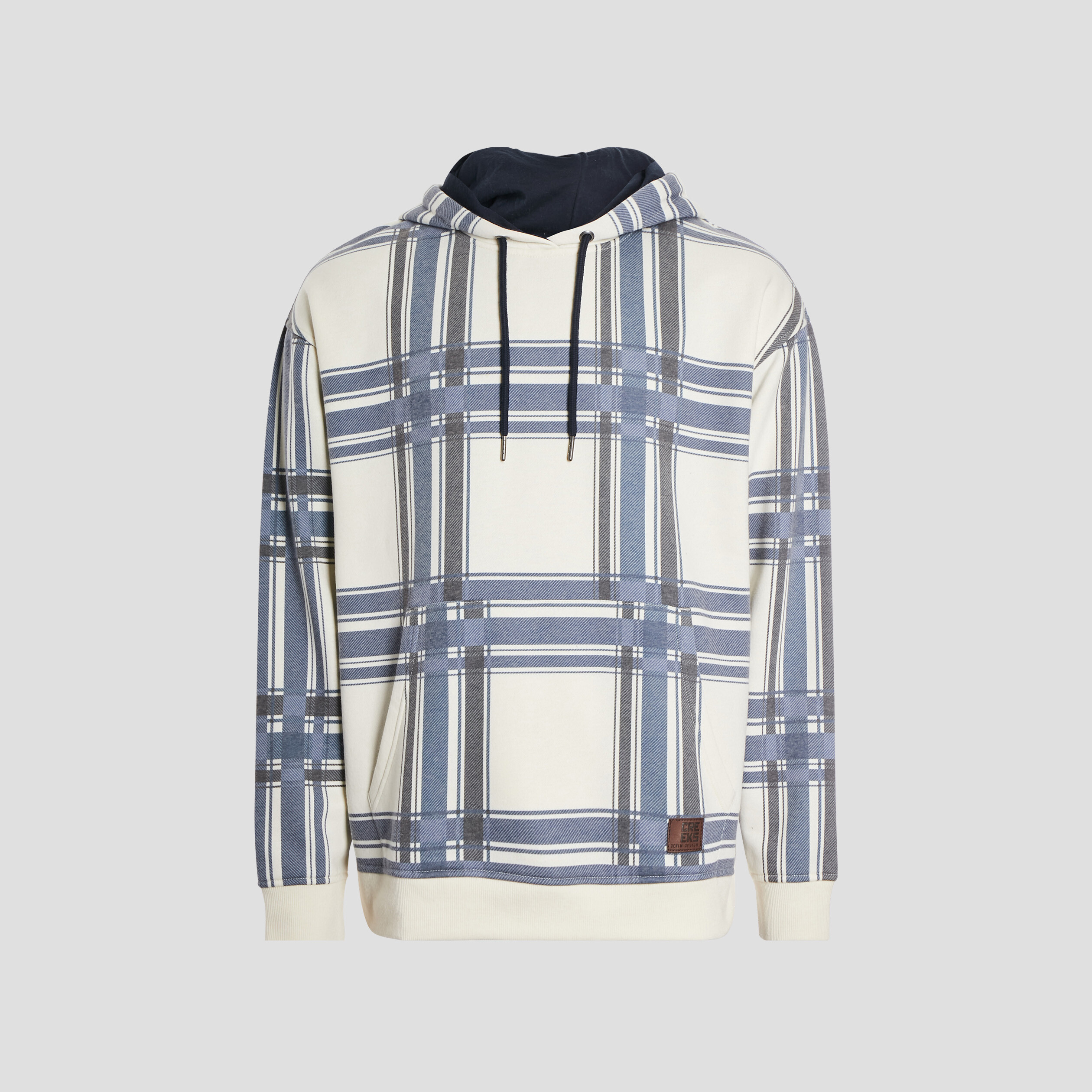 Sweat à capuche hoodie Creeks ivoire homme | La Halle