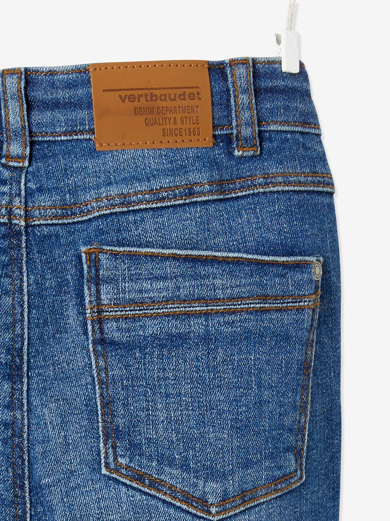 Jean droit relax forme loose garçon stone