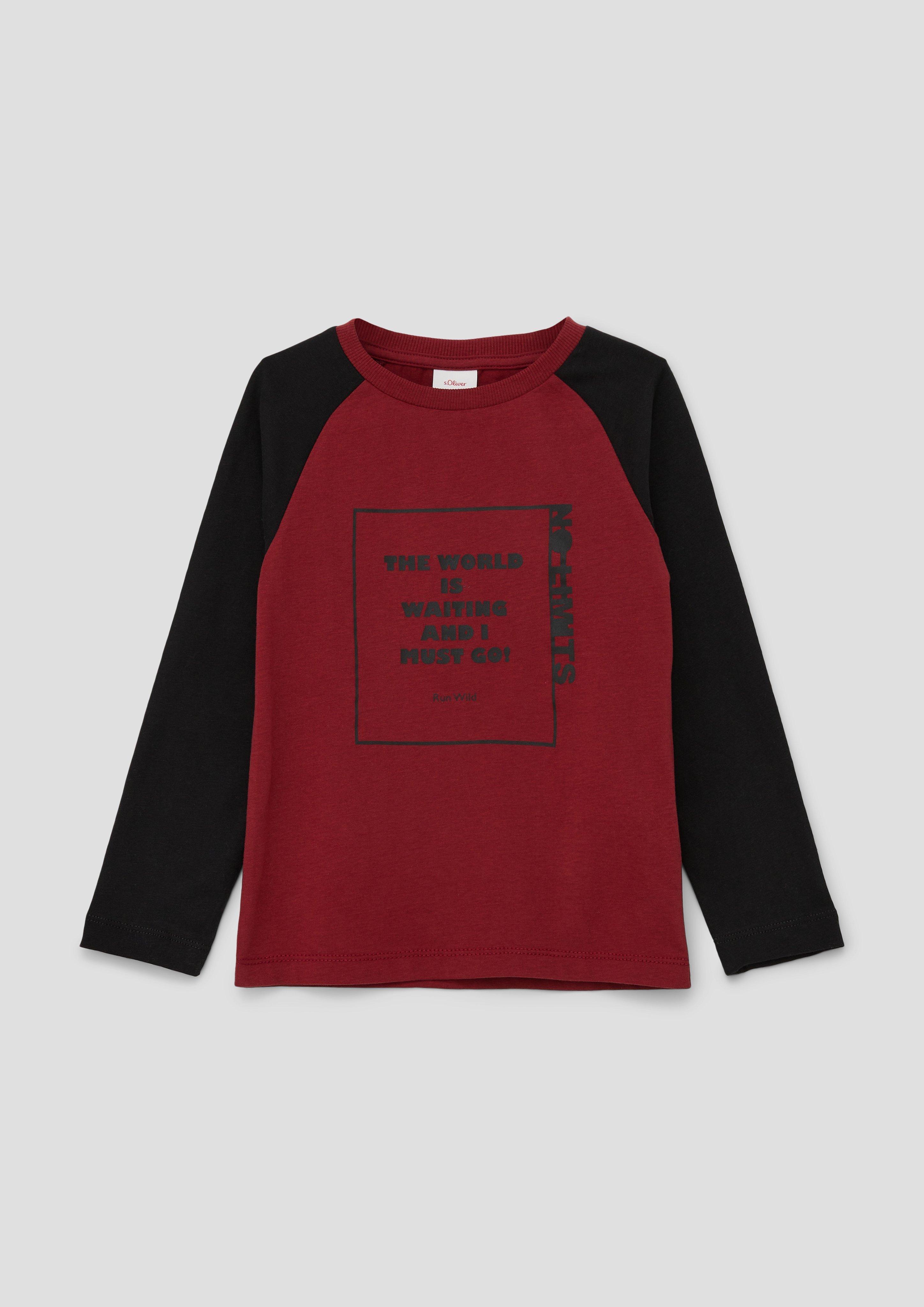 Longsleeve mit Statement-Print  2134175-3865