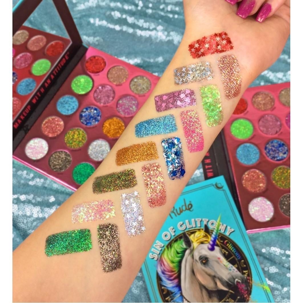 Rude Cosmetics Sin of Glittony paleta sa šljokicama
