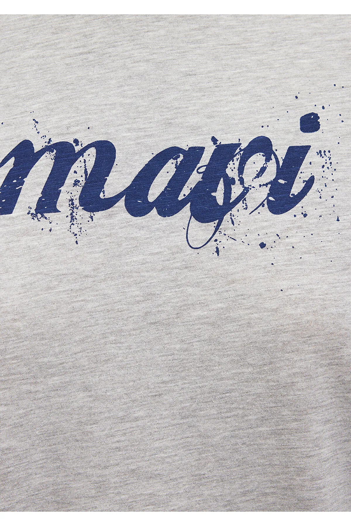 Mavi  Graues T-Shirt mit Logo-Print, Slim Fit / Slim Fit 166422-25702