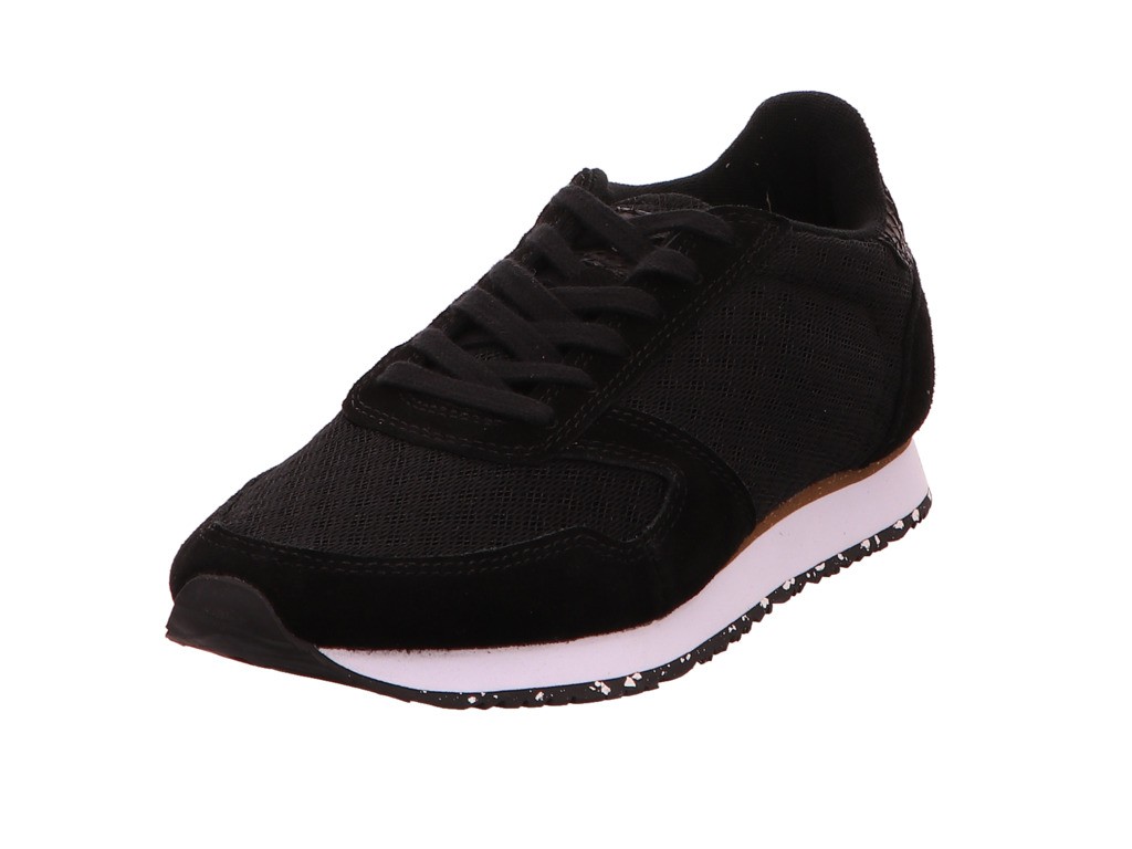 WODEN Freizeit Schnürer schwarz Ydun Suede Mesh II
