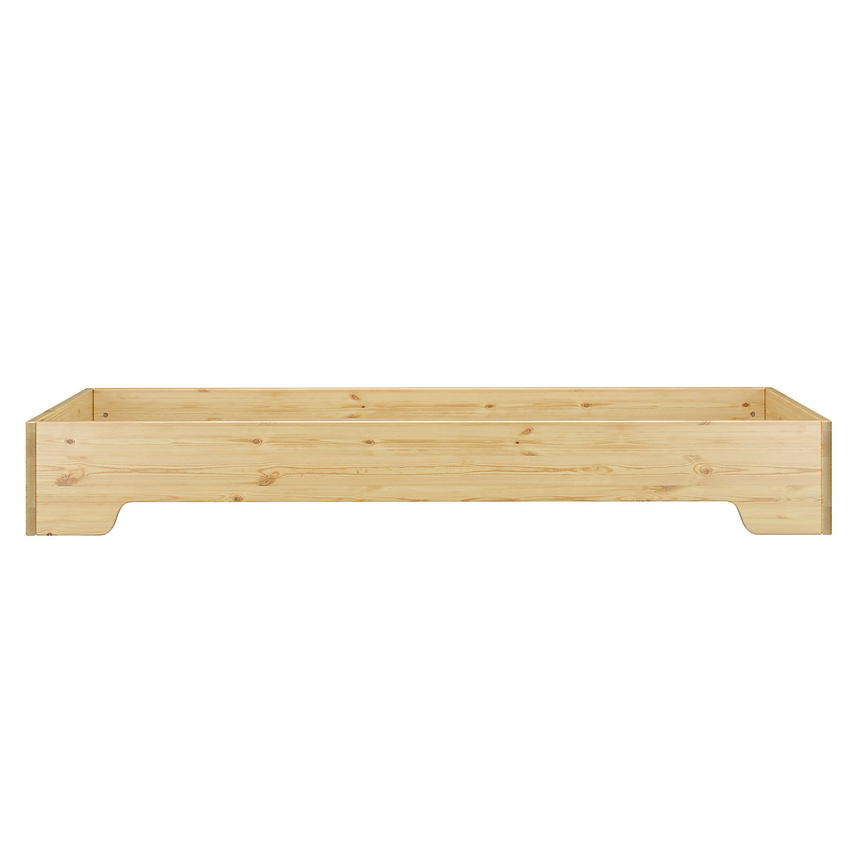 Jugendbett 90x200 Kiefer massiv mit Rollrost und Matratze