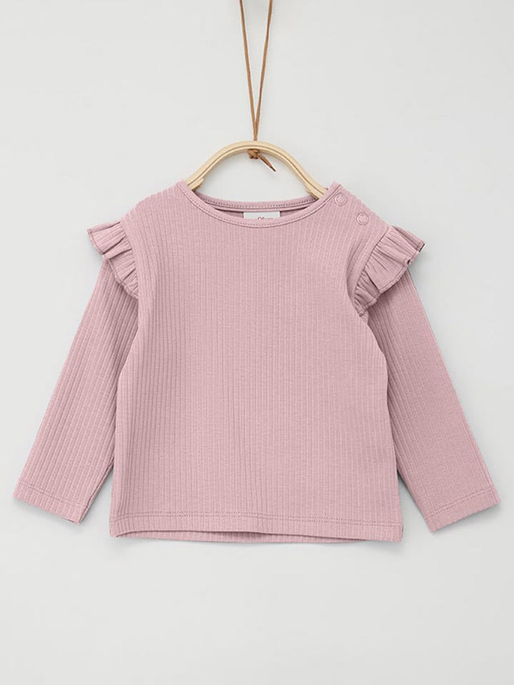 s.Oliver Longsleeve in Rosa günstig kaufen