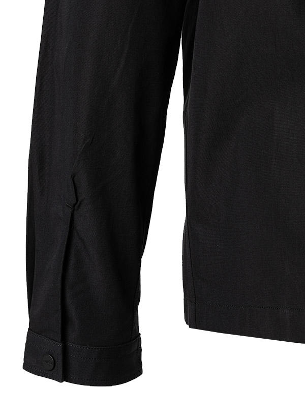 HUGO, Overshirt, Baumwoll-Stretch, schwarz