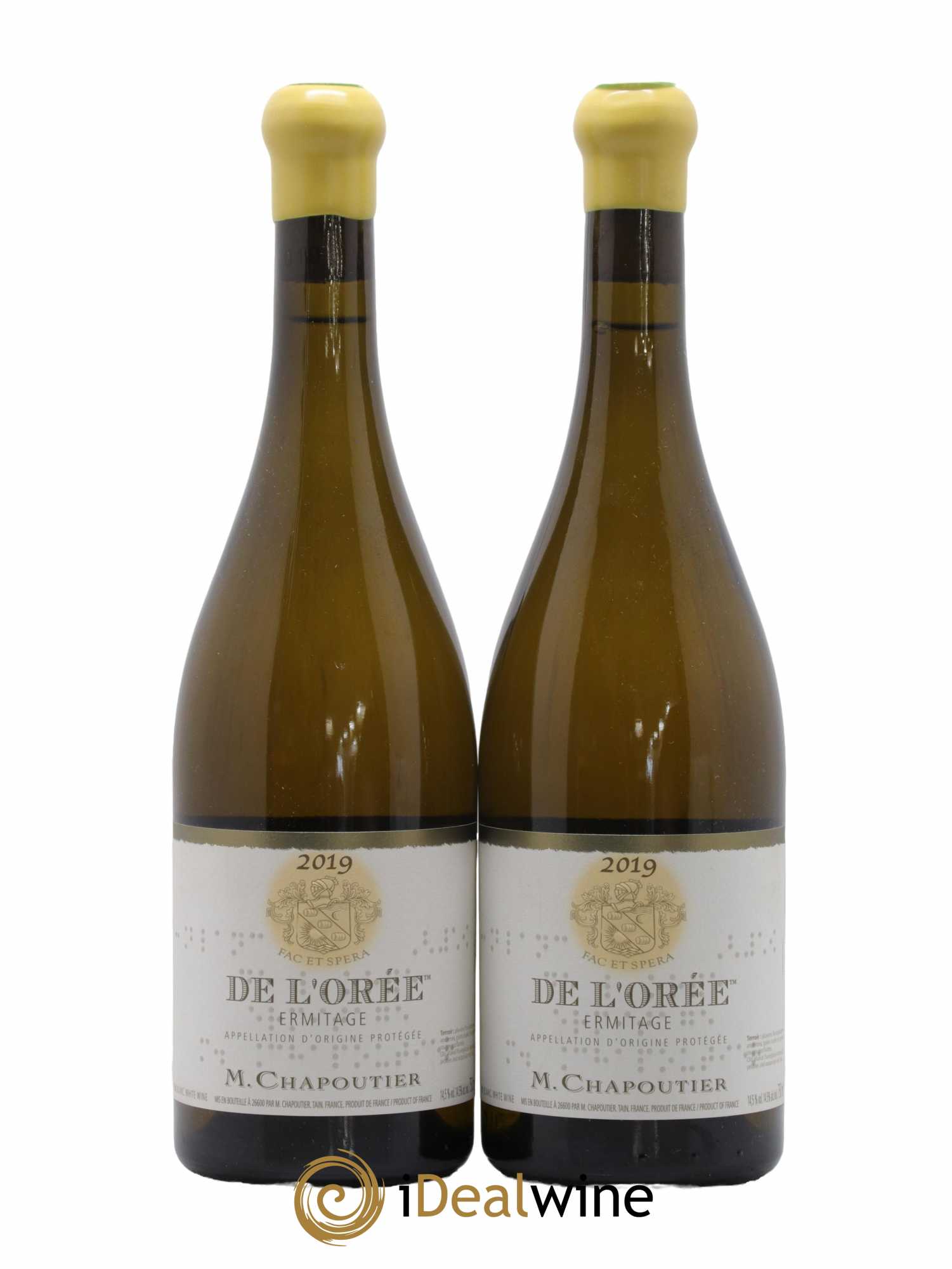 Hermitage Ermitage de l'Orée Chapoutier  2019 - Lot de 2 Bouteilles