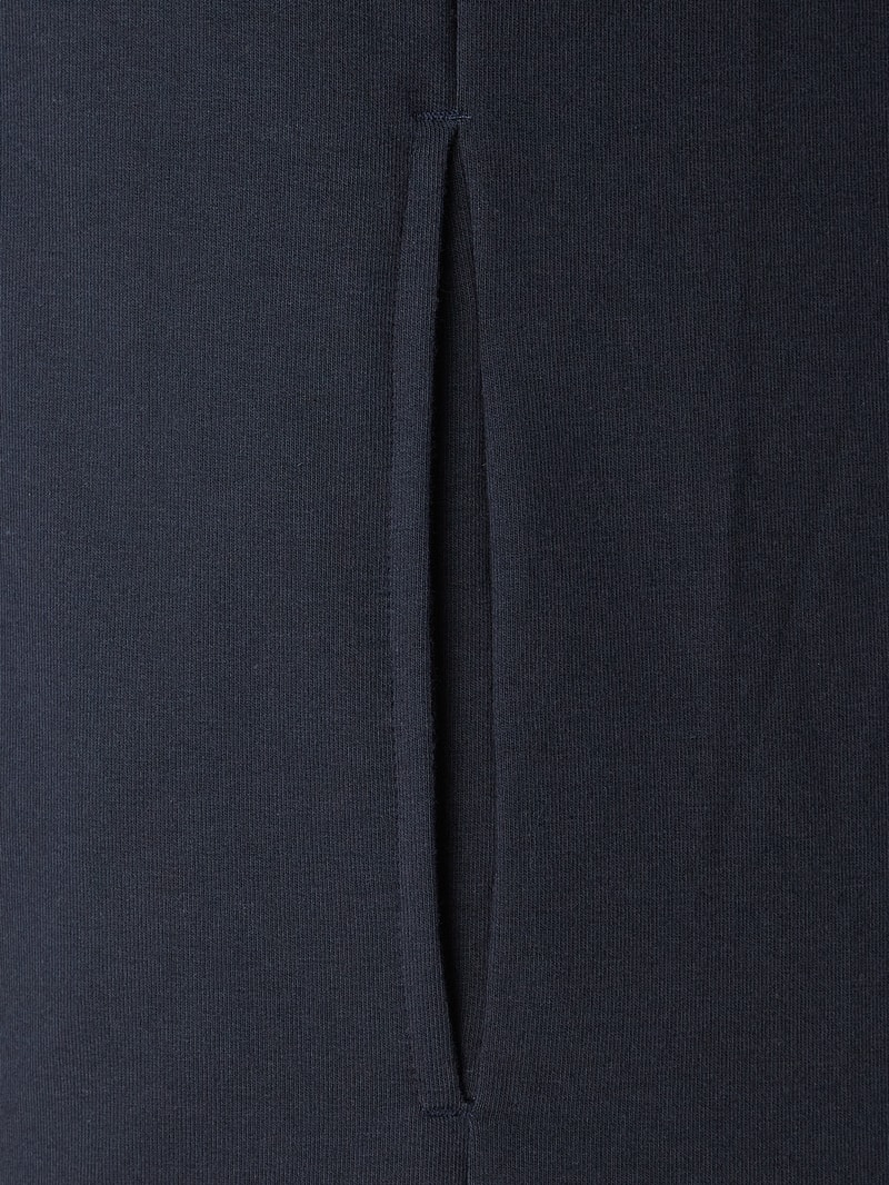 Sweatjacke mit Stehkragen in marineblau
