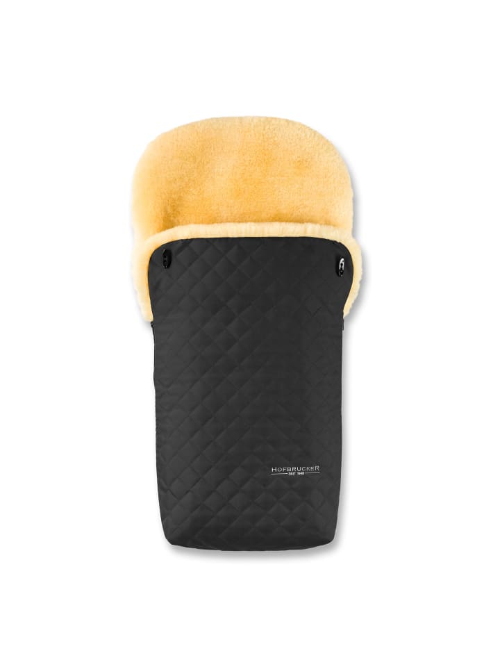 Hofbrucker Lammfell-Fußsack Putzi Limited Edition in Schwarz günstig kaufen onesize
