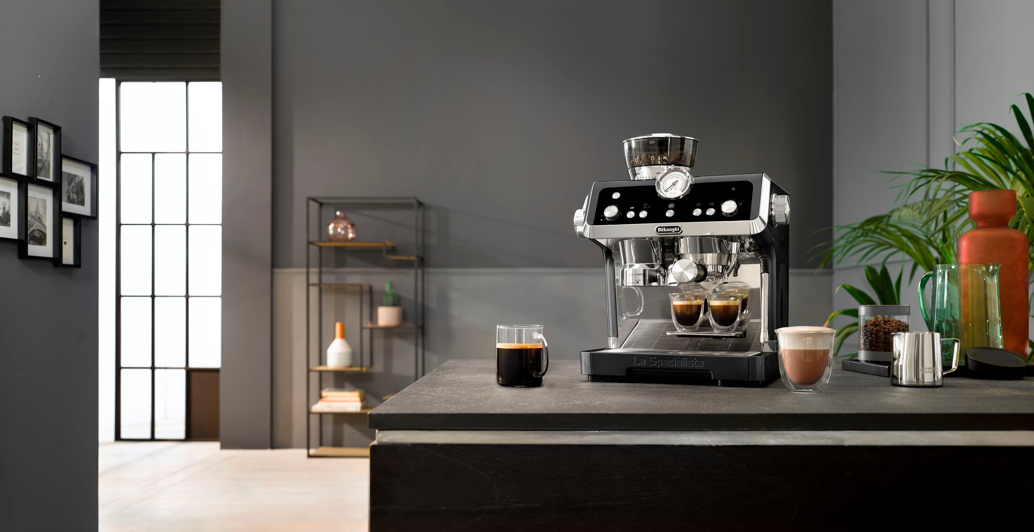 De'Longhi Siebträgermaschine La Specialista Prestigio EC9355.BM, inkl. 250g Kimbo Classic im Wert von UVP € 6,49