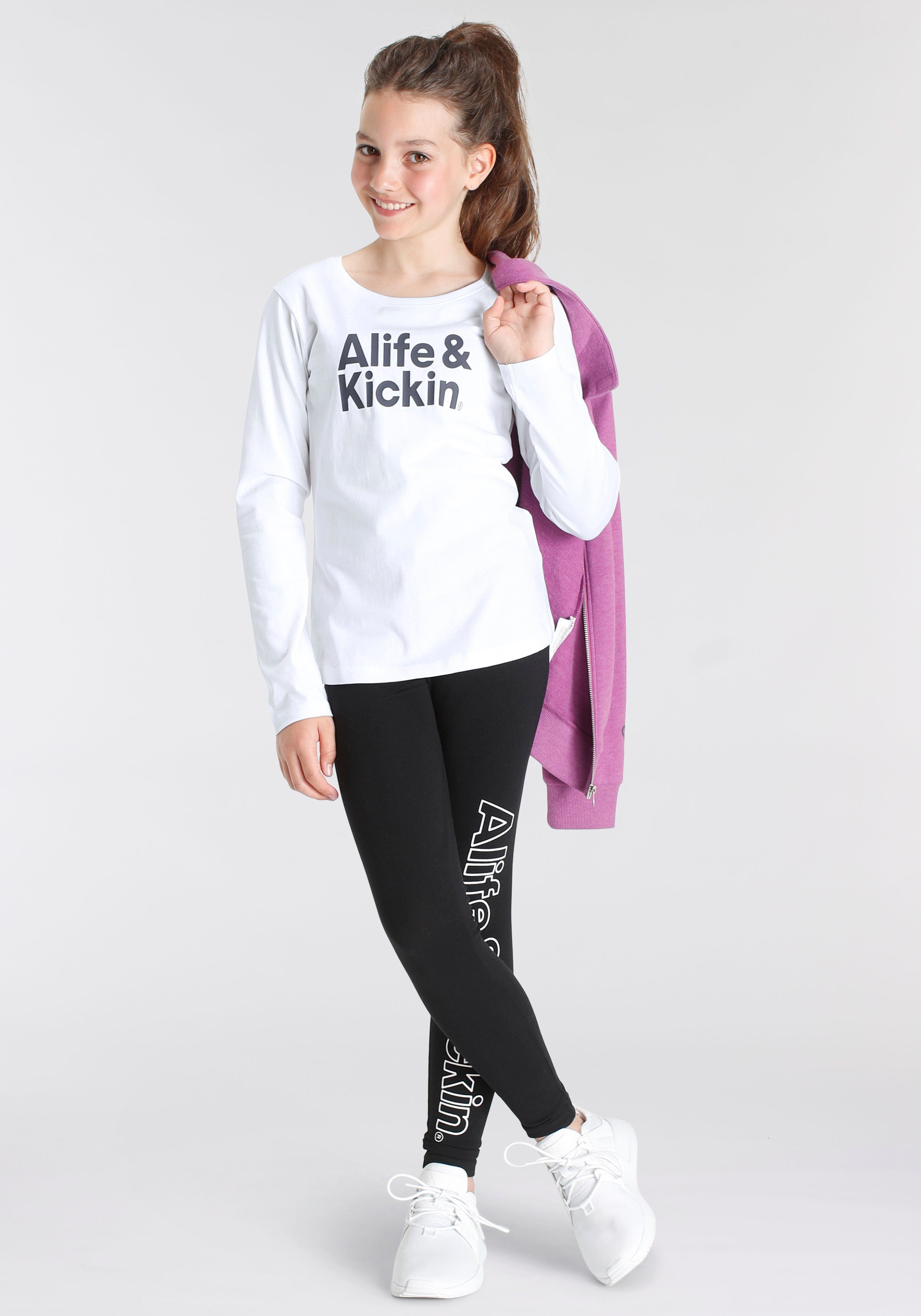 Alife & Kickin Leggings mit Logo Druck NEUE MARKE! Alife & Kickin für Kids.