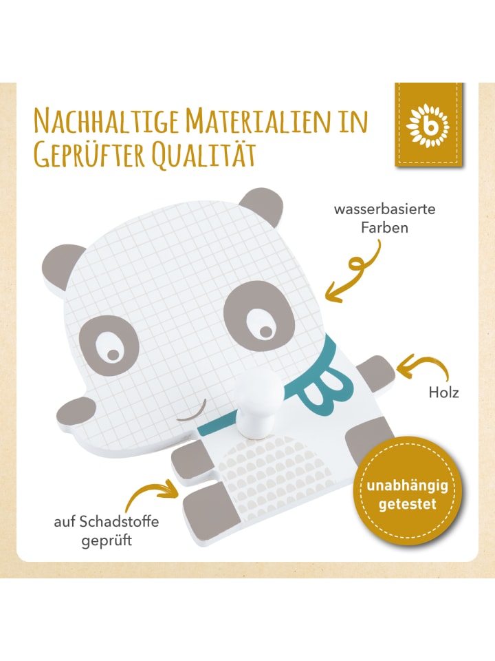 Bieco Spielwaren Kindergarderobe Panda in Weiß günstig kaufen onesize