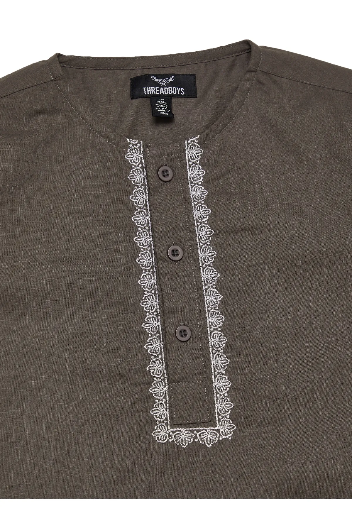 Threadboys  Hemd - Grau - Regular Fit