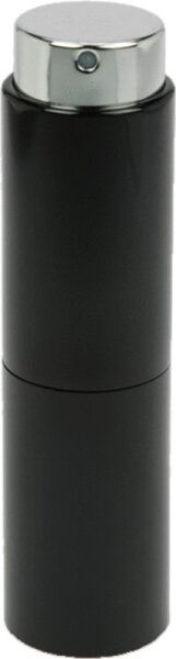 Fantasia Taschenzerstäuber, Schwarz, eindrehbarer Zerstäuberkopf, für 10 ml, Höhe: 8 cm Parfümzerstäuber