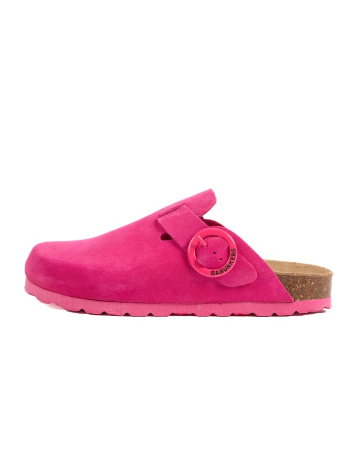 babunkers Pantoletten  in pink günstig kaufen