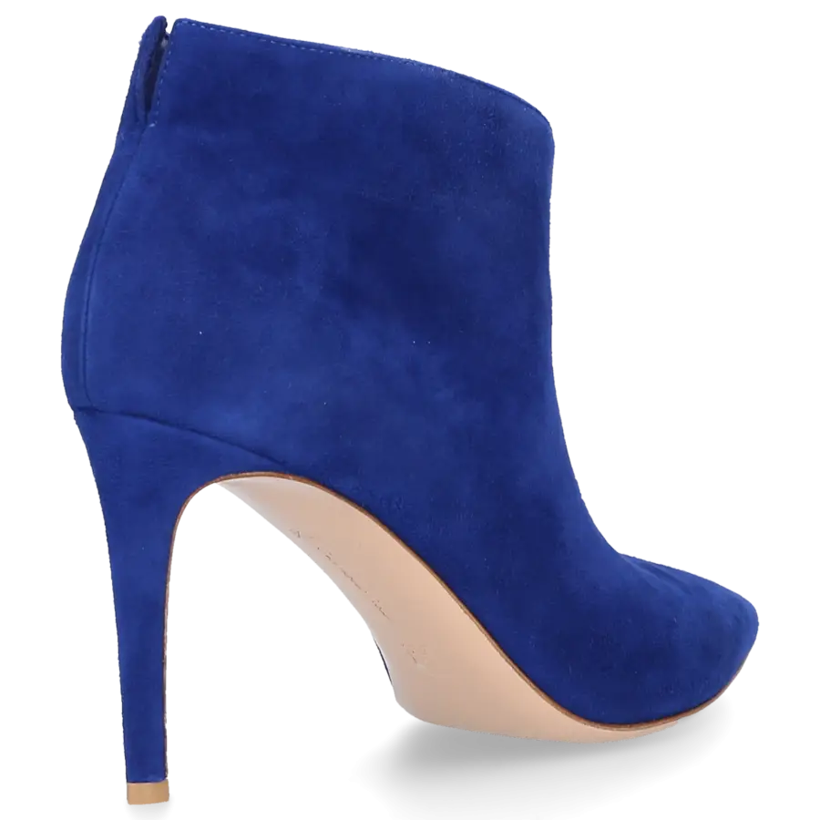 Gianvito Rossi - Klassische Stiefeletten G05865 Veloursleder - blau