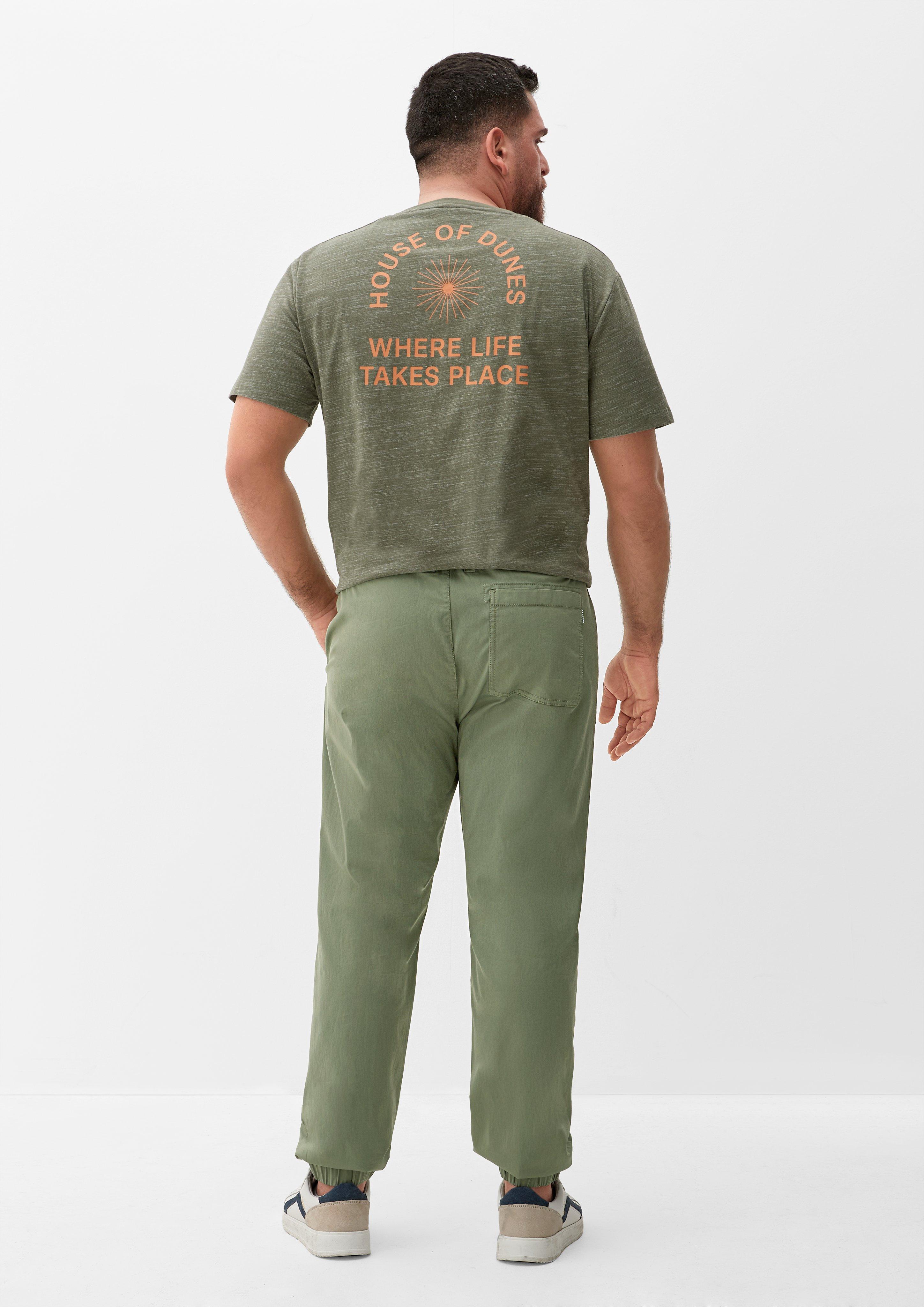 Regular: Twill-Hose mit Elastikbund  2133120-7814