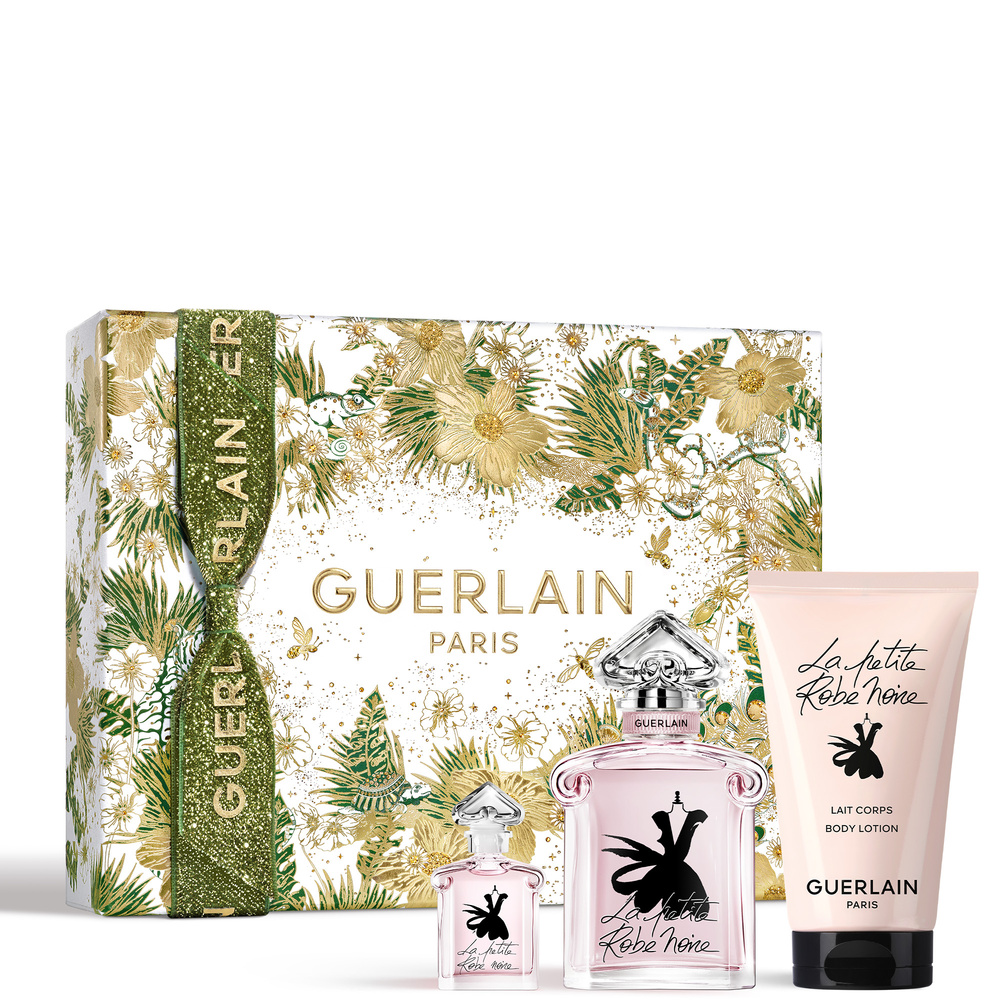 Guerlain LA PETITE ROBE NOIRE Coffret Eau de Toilette, Lait Corps, Miniature Parfum