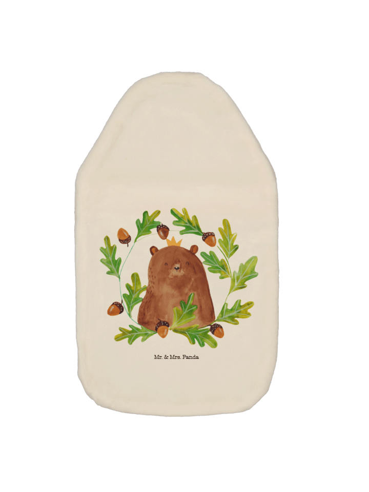 Mr. & Mrs. Panda Wärmflasche Bär König ohne Spruch in Weiß günstig kaufen onesize