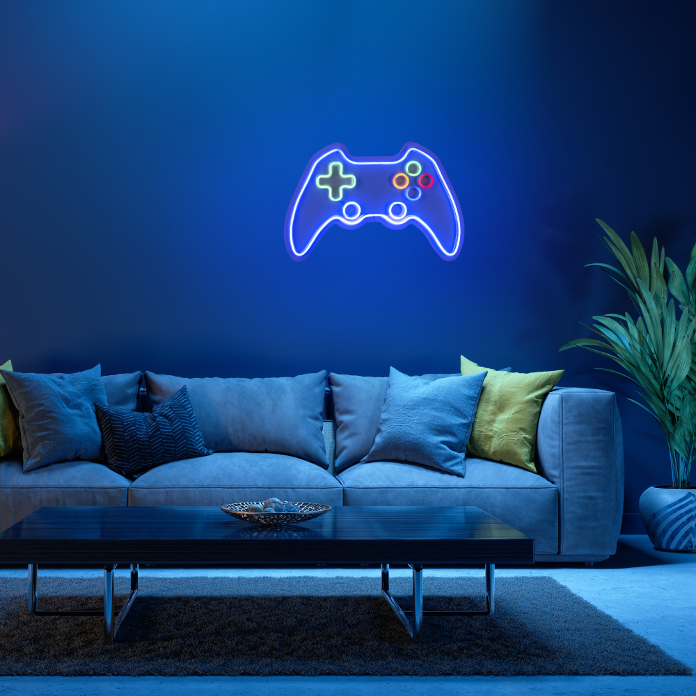 Neon-LED-Bild Neon-Gamer