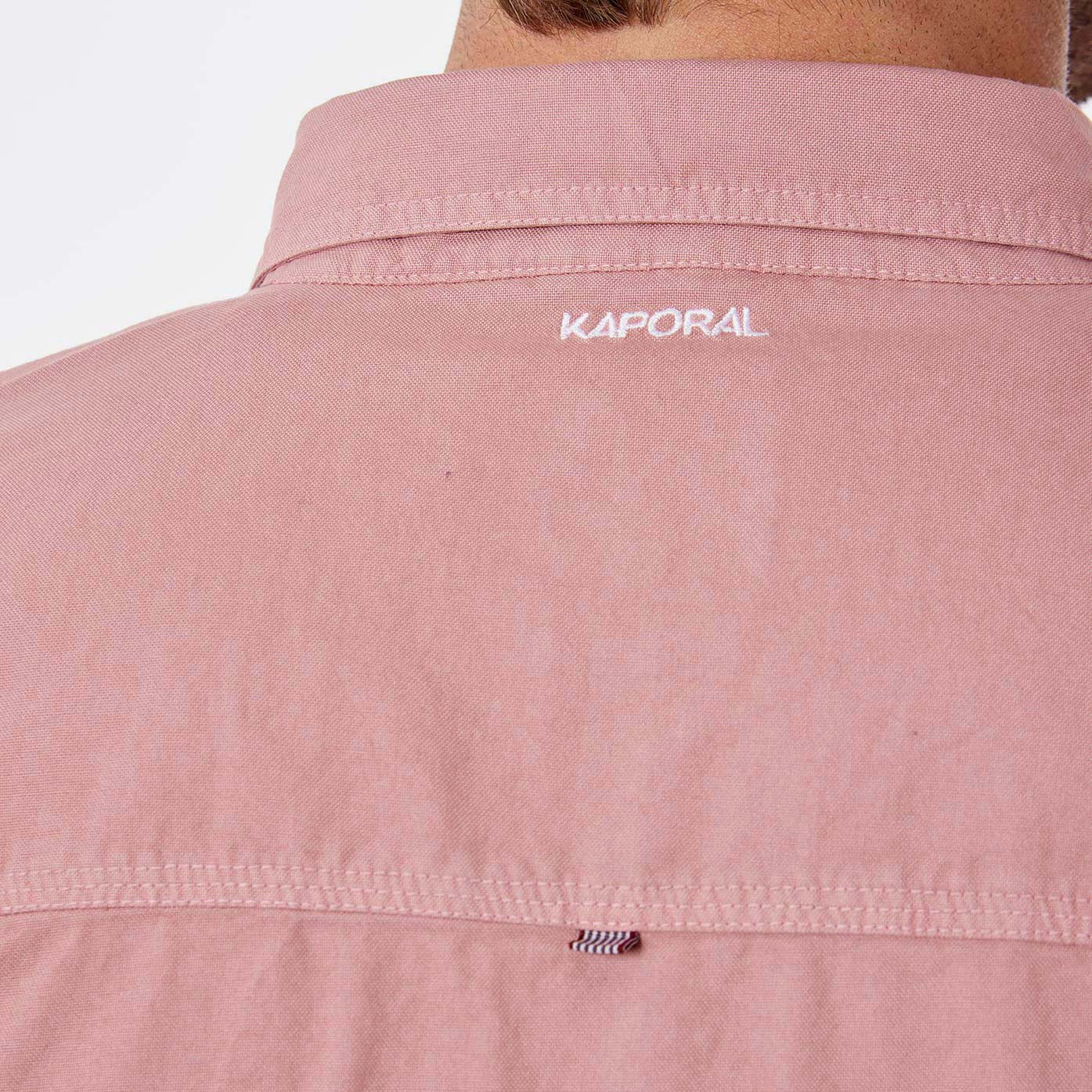 TOMEK  Chemise vieux rose Homme en 100% coton