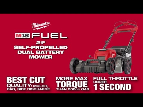 Milwaukee 4933479584 M18 F2LM53-0 Fuel Selvkørende plæneklipper 53cm 2x18V ekskl. batterier og oplader