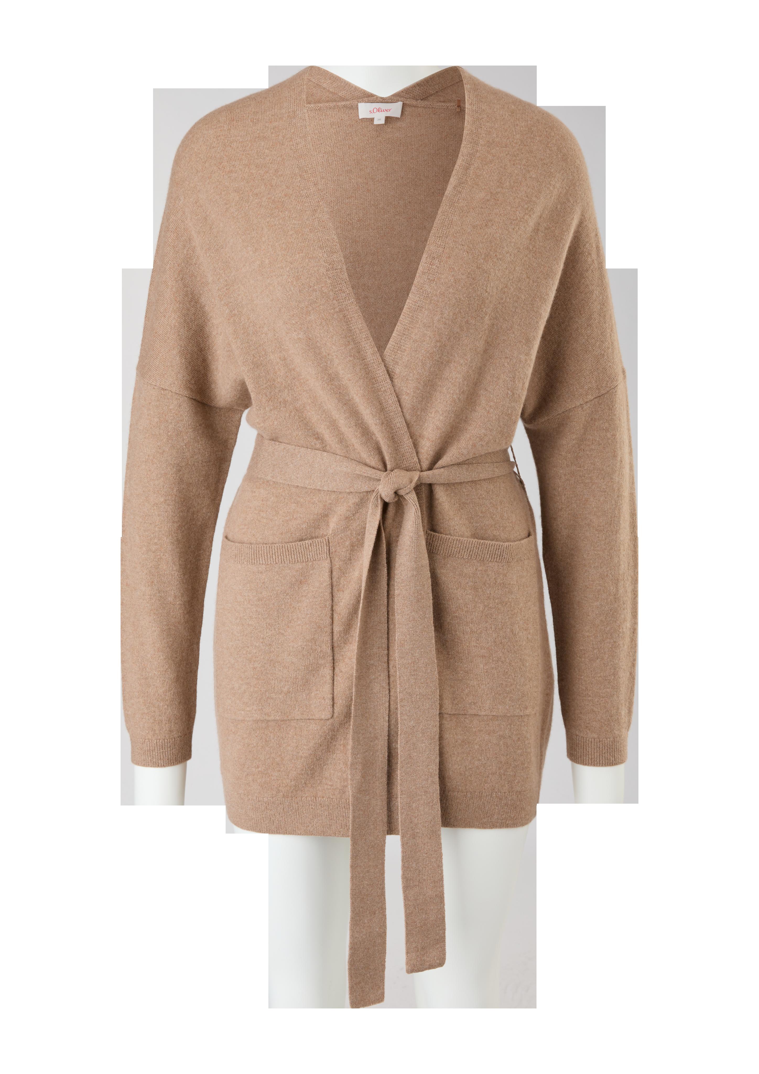 Cashmere-Mix Cardigan mit Taschen  2120596-84W5