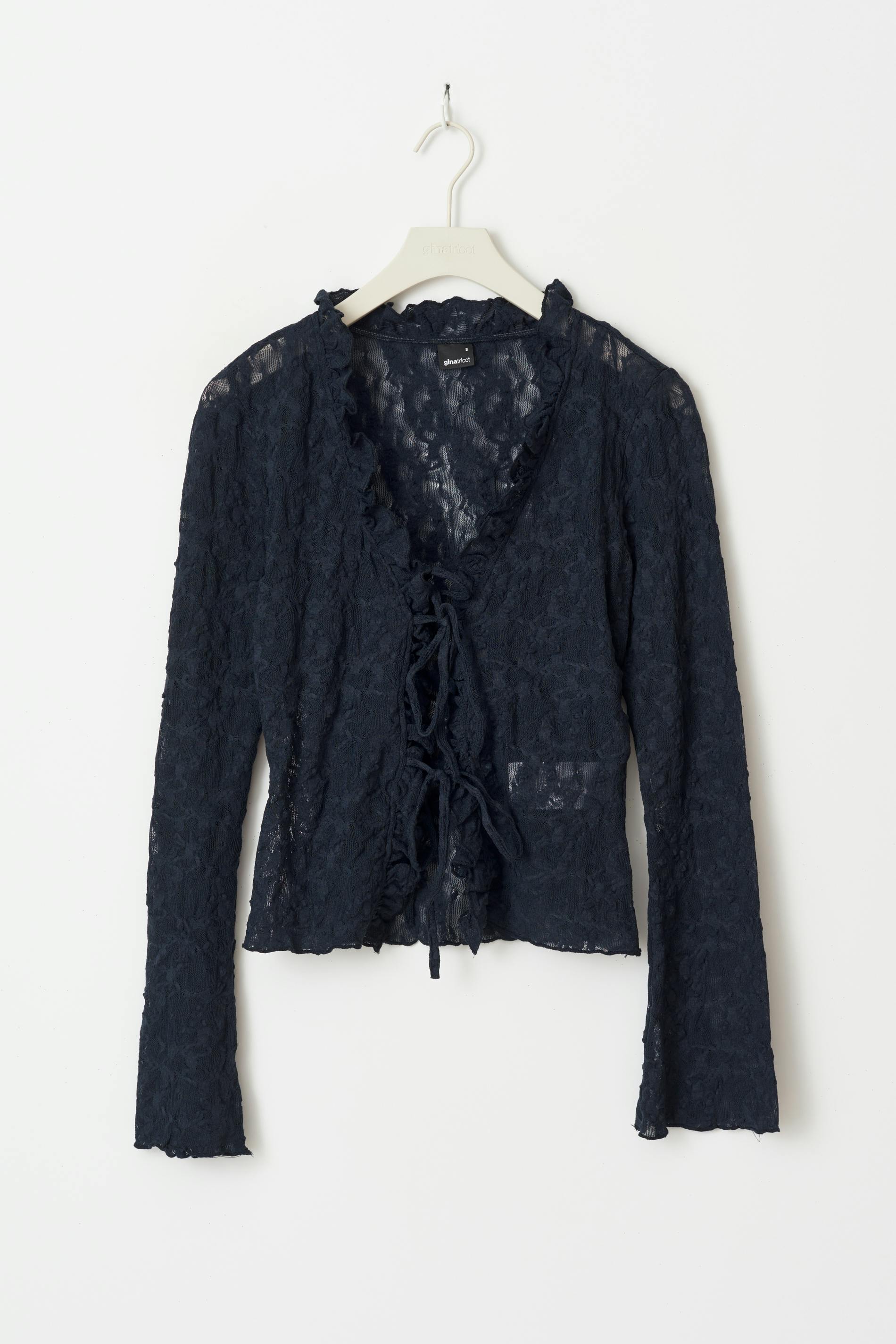 Lace frill top
