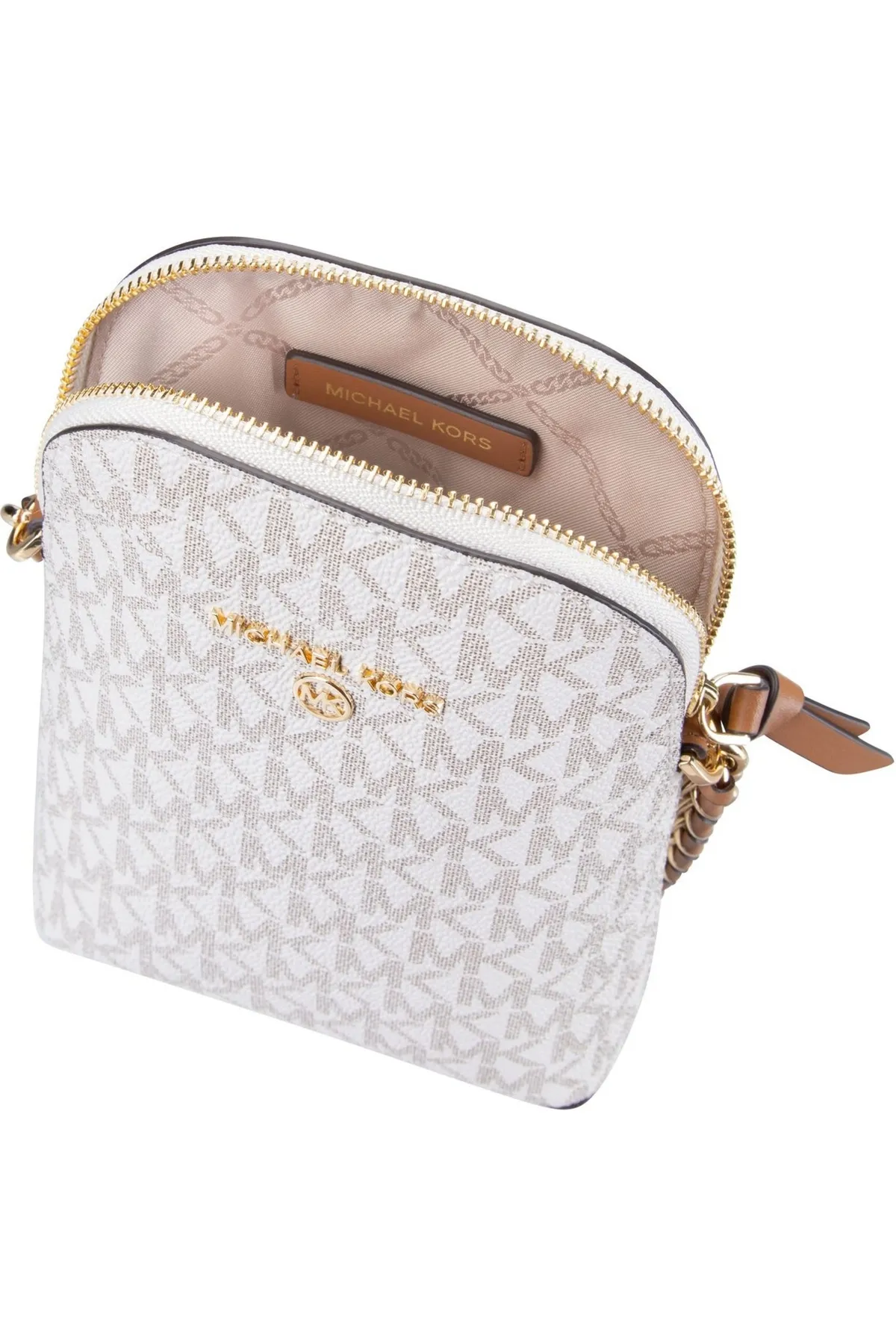 Michael Kors  Umhängetasche Jet Set Charm Chain Phone Xbody MK Signature