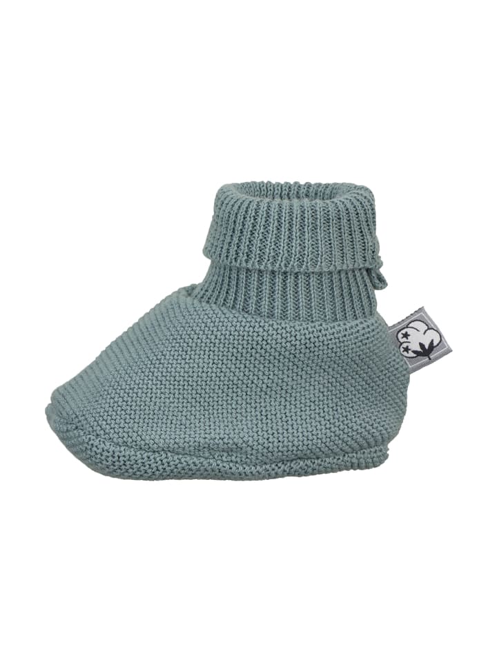 Sterntaler GOTS Strick-Schuh in grün günstig kaufen