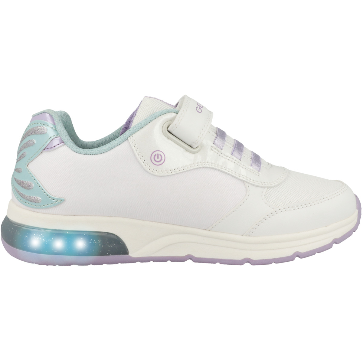 Geox J Spaceclub G. A Sneaker low weiss