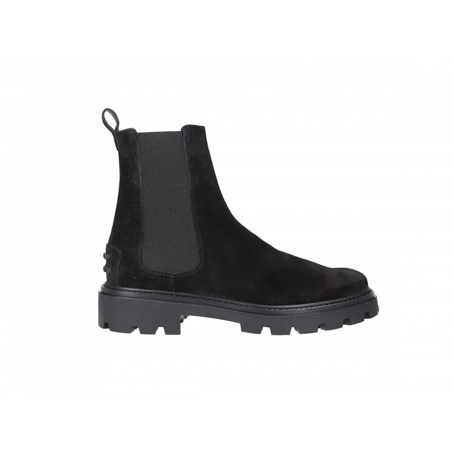Tod's - Chelsea Boots W08J0 Veloursleder - schwarz