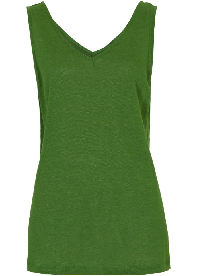 Leinen-Tanktop
