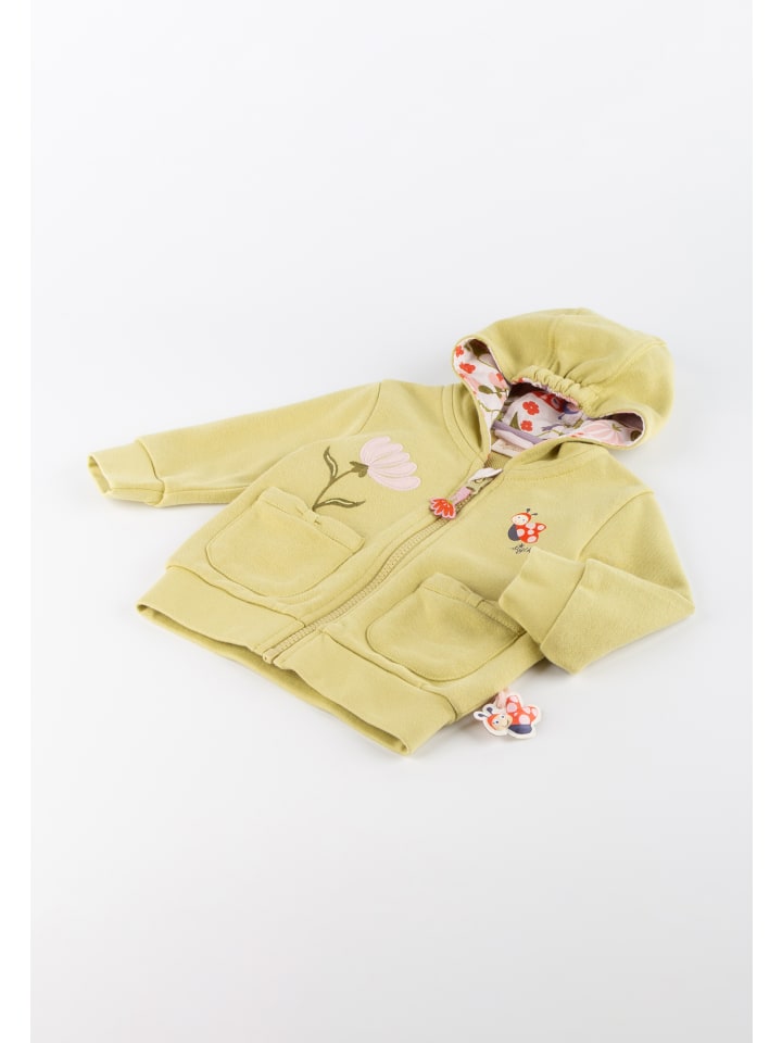 Sigikid Sweatjacke happy ladybug in Grün günstig kaufen