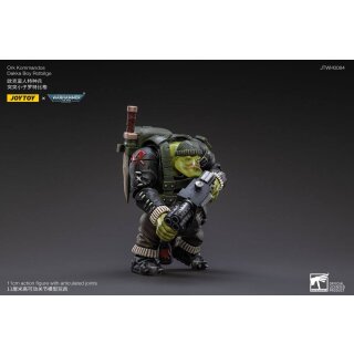 Warhammer 40k Actionfigur 1/18 Ork Kommandos Dakka Boy Rotbilge 13 cm