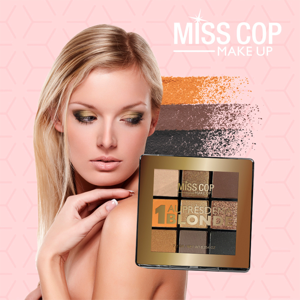 miss cop Nuancier N°1 Blonde Coffret maquillage