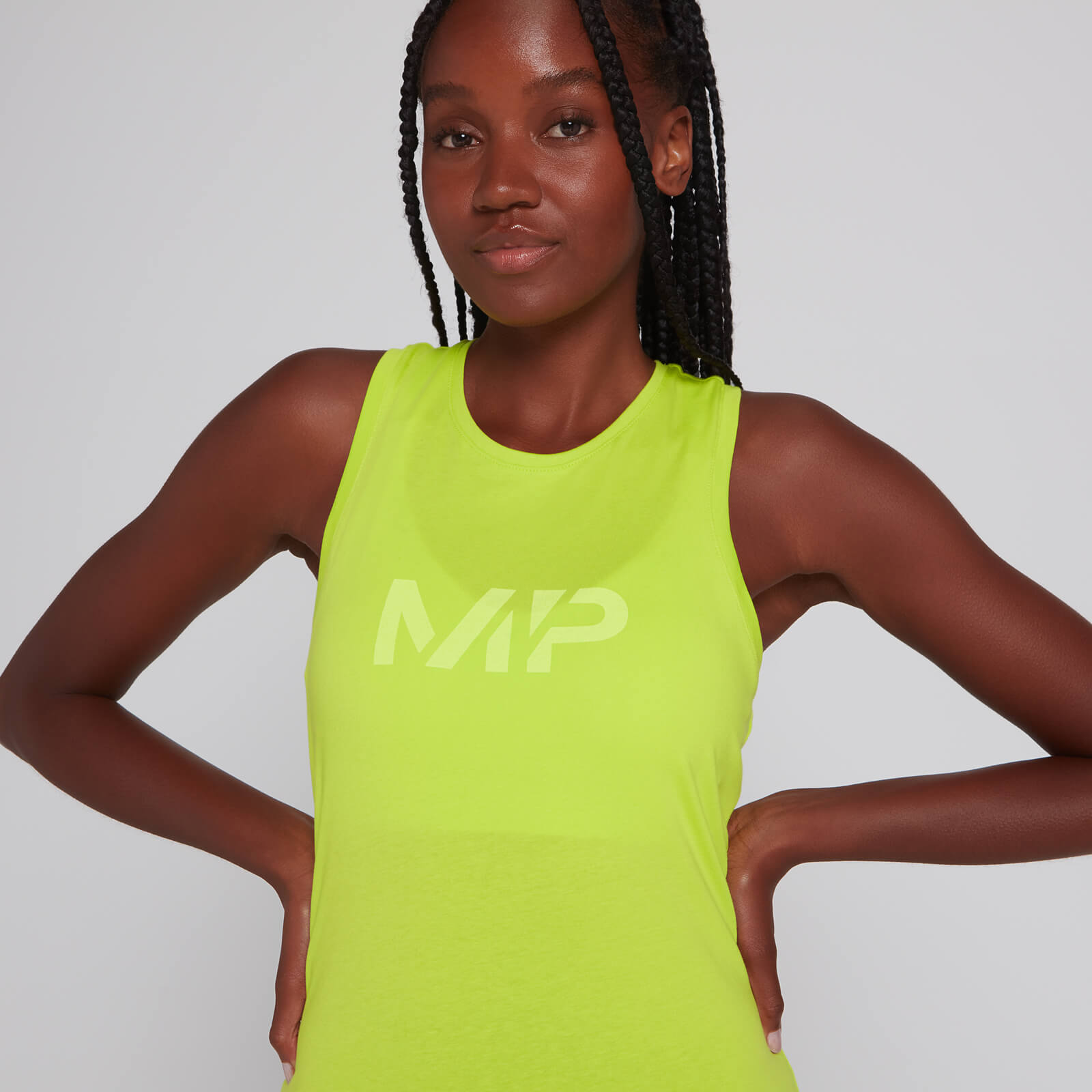 Débardeur à dos nageur MP Adapt pour femmes – Citron vert fluo
