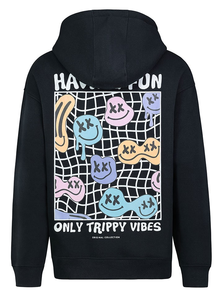 Authentic Style Hoodie in Schwarz günstig kaufen