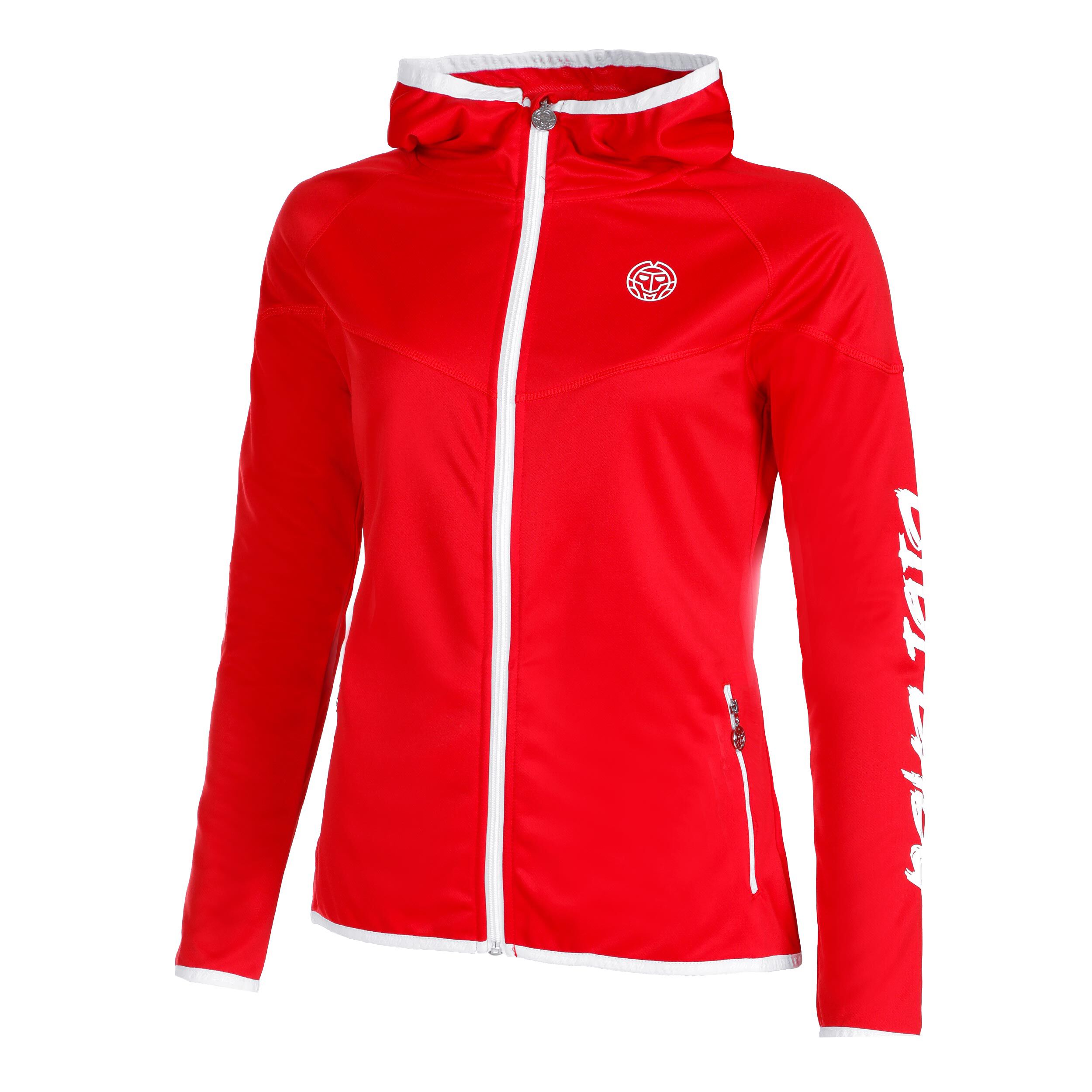Inga Tech Trainingsjacke Damen - Rot, Weiß