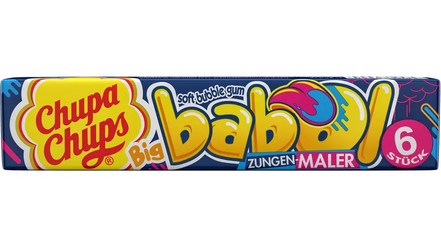 Chupa Chups Kaugummi Big Babol Zungen-Maler 82.8 g