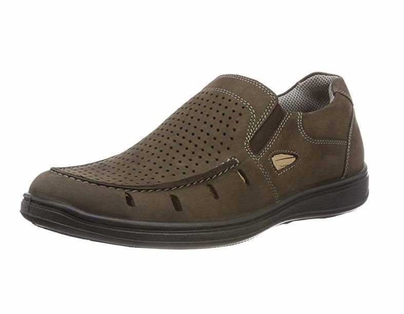 JOMOS Komfort Slipper braun