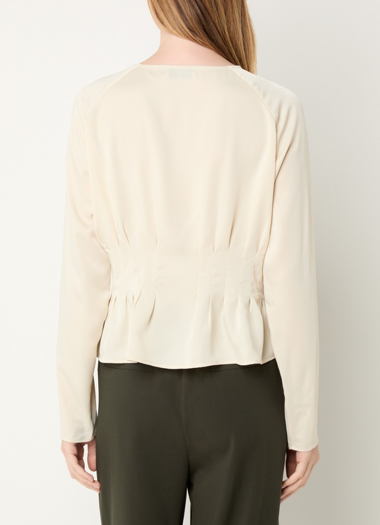 Blusa Modström Liv con dettaglio plissettato