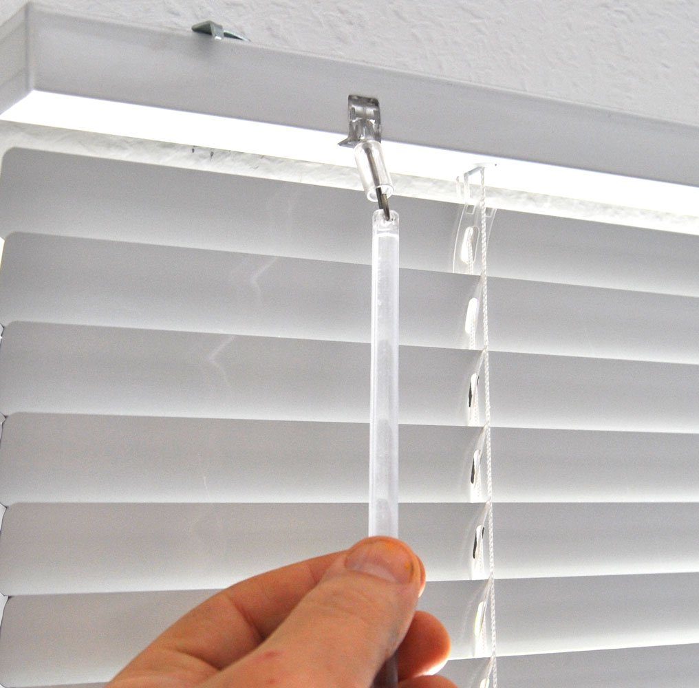 Jalousie Aluminium-Jalousie Klemmträger Alujalousie Aluminiumjalousie Lamelle, KS-Direkt