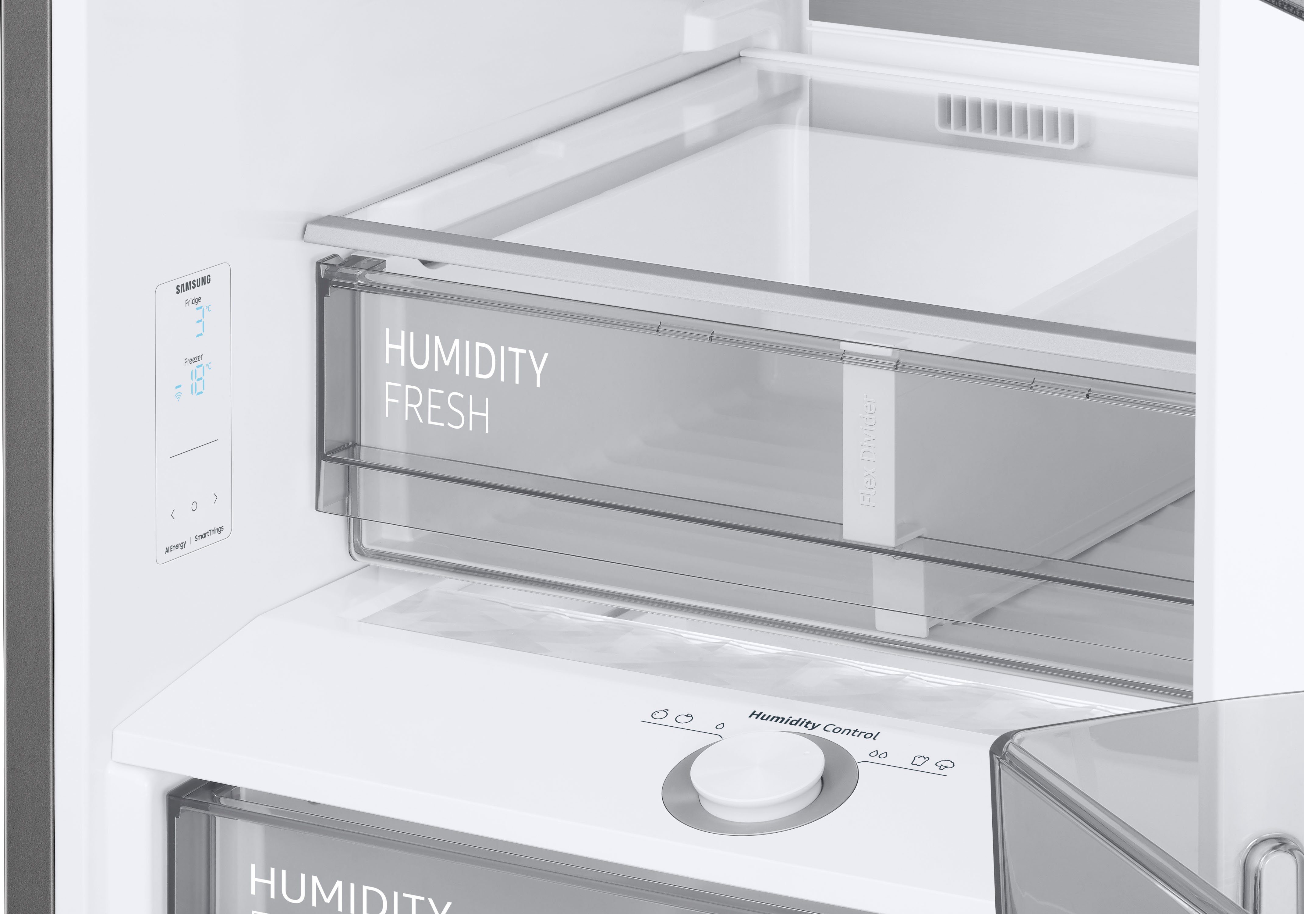 Samsung Kühl-/Gefrierkombination BESPOKE RL38A7CGTS9, 203 cm hoch, 59,5 cm breit