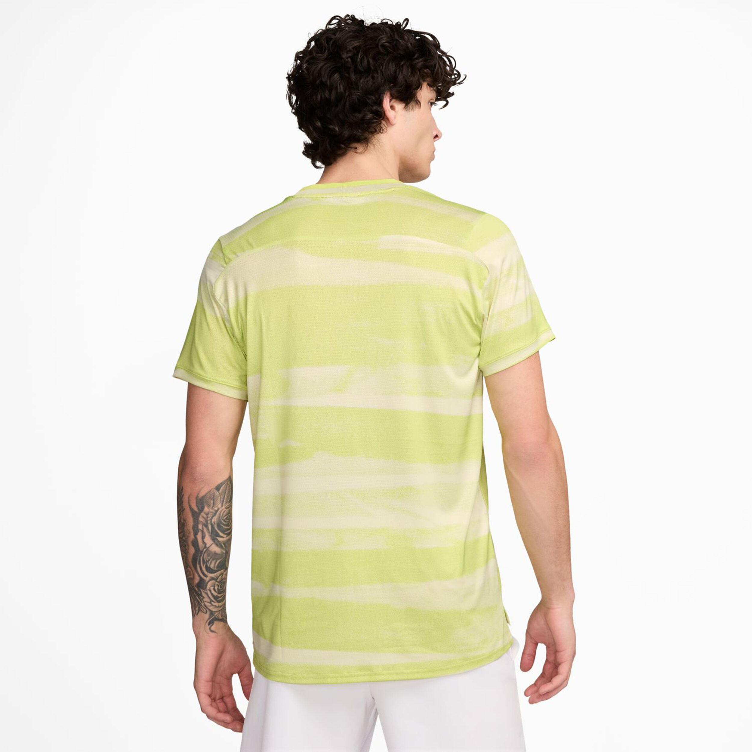 Dri-Fit Advantage Print T-Shirt Herren - Limette