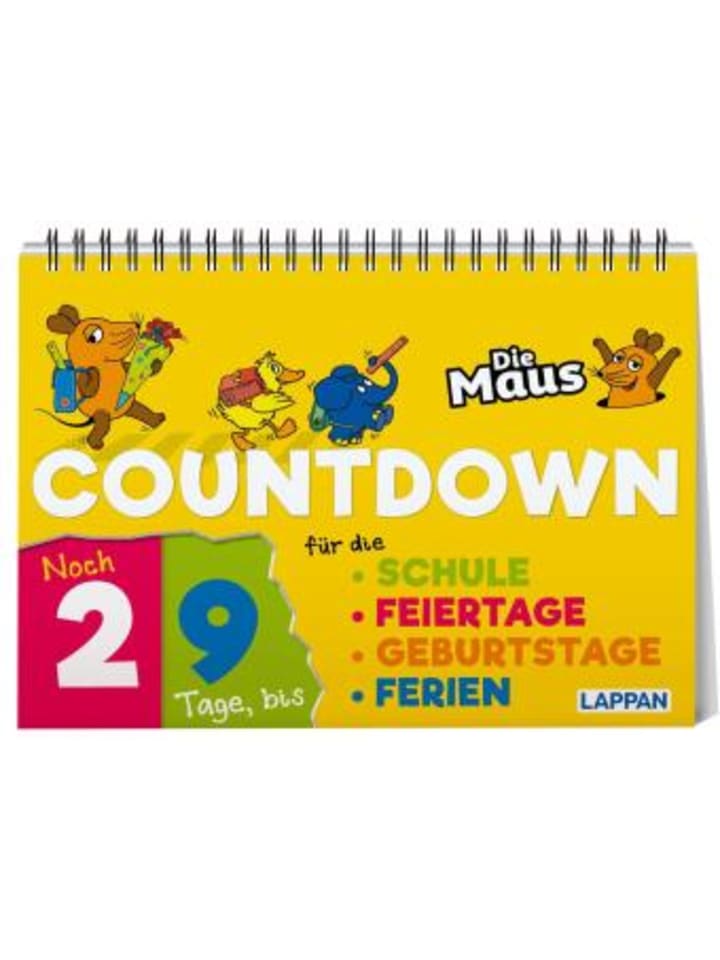LAPPAN Buch - Countdown für die Schule mit der Maus günstig kaufen onesize